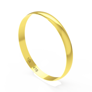 Aliança de Compromisso Ouro 10K 2,5mm 250E