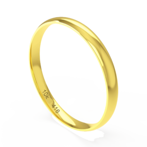 Aliança de Ouro 10K Modelo 25R
