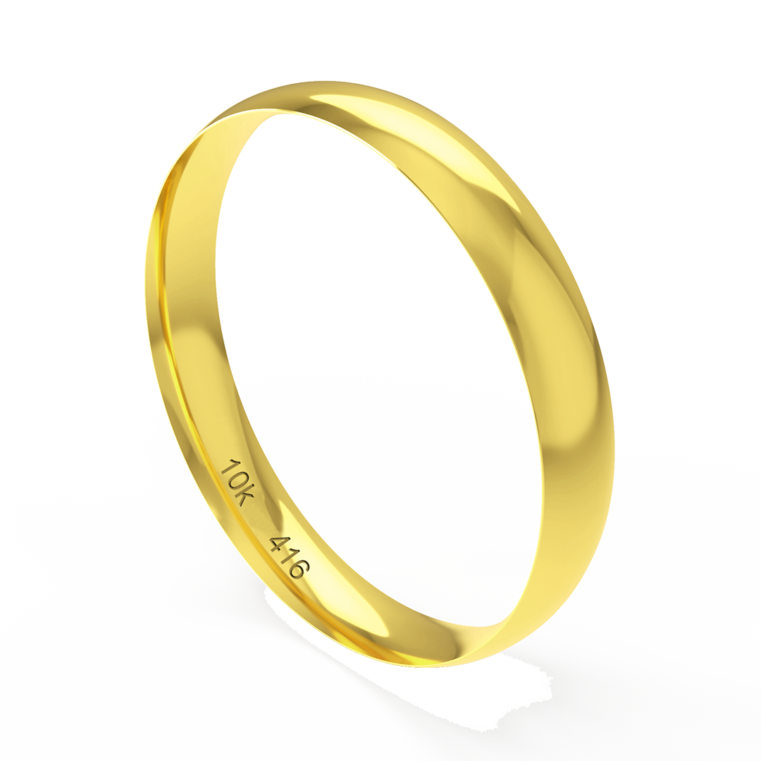 Aliança de Ouro 10K BA340R