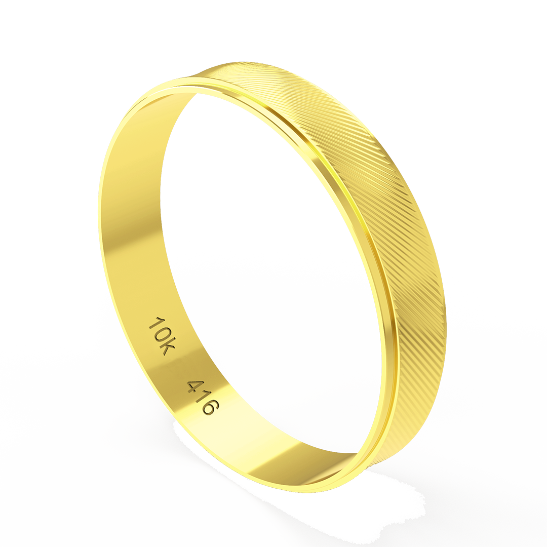 Aliança de Ouro 10K BAT80E