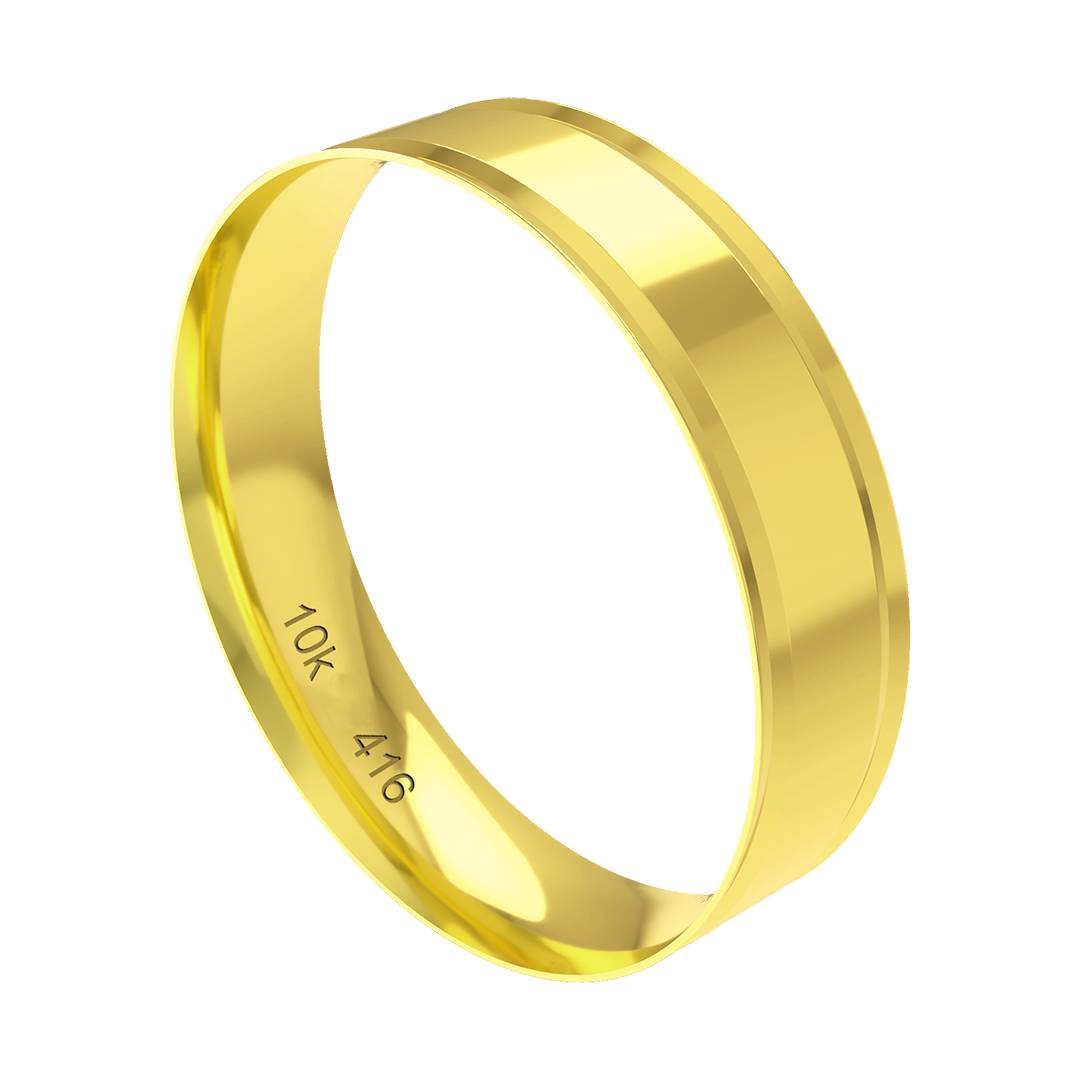 Aliança de Ouro 10K BAT99R